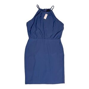 Contemporary High-Neck Sheath